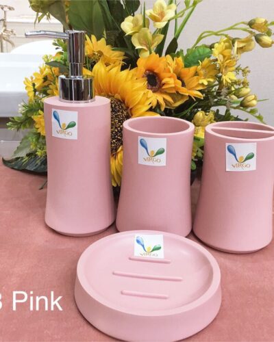 BỘ PHỤ KIÊN 4 MÓN LAVABO - 2921/3 PINK
